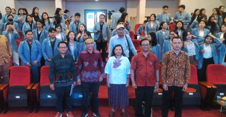 Kuliah Umum di Undiksha Bali, Rektor UCM Perkenalkan Simbol Bugis-Makassar