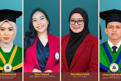 Dini Anggraeni Dosen Favorit, Leli Berkinerja Terbaik, Hiqmah dan Zulfadli Mahasiswa Terbaik UCM